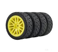 Szwaldaper Pneus et Roues antidérapants 4 pièces, for HSP, for HPI, for Tamiya, 1/10 1:10 Touring Car RC 9062-8014 Pneus pour Voitures télécommandées(9062Y-8014)