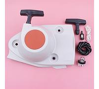 Szwaldaper Poignée de démarreur à traction recul, corde poignée, filtre carburant, tuyau, ampoule d'amorce, scie découper le béton, pièce rechange, for STIHL, TS410 TS420 Démarreur de tronçonneuse