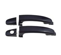Szwaldaper Poignée de porte extérieure avant/arrière gauche/droite noire, for Ranger, Everest, T6, T7, BT50 2012-2020 (Ab3926224a46aa, Uc9m59415) poignée de porte intérieure(Front Lh Rh 2pcs)