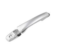 Szwaldaper Poignée de porte extérieure avant gauche chromée avec trou de serrure, for Explorer (2011, 2012, 2013, 2014, 2015, 2016, 2017, 2018, 2019) poignée de porte intérieure(1 Pcs Front Left)