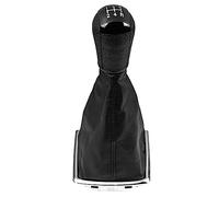 Szwaldaper Pommeau de levier de vitesse for Ford, for Focus 2, for Mondeo MK2 2004 2005 2007 2008 2009 2010 2011 Levier de style de voiture Gaitor Shifter Boot Cover Case(5 Speed Black)