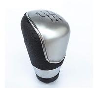 Szwaldaper Pommeau de levier de vitesse manuel 5/6 vitesses, for Ford, for Focus, 2 MK2 FL MK3 MK4 MK7, for MONDEO, for Fiesta, for GALAXY, for KUGA X-MAX, couvercle de coffre à levier(6-Speed Silver)