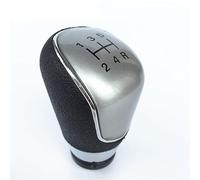 Szwaldaper Pommeau de levier de vitesse manuel 5/6 vitesses, for Ford, for Focus, 2 MK2 FL MK3 MK4 MK7, for MONDEO, for Fiesta, for GALAXY, for KUGA X-MAX, couvercle de coffre à levier(5-Speed Silver)
