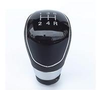 Szwaldaper Pommeau de levier de vitesse manuel 5/6 vitesses, for Ford, for Focus, 2 MK2 FL MK3 MK4 MK7, for MONDEO, for Fiesta, for GALAXY, for KUGA X-MAX, couvercle de coffre à levier(5-Speed Black)