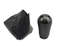 Szwaldaper Pommeau de levier de vitesse manuel 5/6 vitesses, for Ford, for Focus C-Max 2003 2004 2005 2006(6 speed black set)