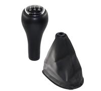 Szwaldaper Pommeau de levier de vitesse manuel en cuir à 5 vitesses, for Ford, for Focus MK1 1998-2005(5 speed set)