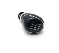 Szwaldaper Pommeau de levier de vitesse noir argenté 5 vitesses 6 vitesses manuelles, for Focus 2 MK2 FL MK3 MK4 MK7, for GALAXY, for FIESTA, style de voiture(Black 6speed)