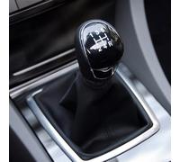 Szwaldaper Pommeau de levier de vitesse noir argenté 5 vitesses 6 vitesses manuelles, for Focus 2 MK2 FL MK3 MK4 MK7, for GALAXY, for FIESTA, style de voiture(Silver big 5speed)