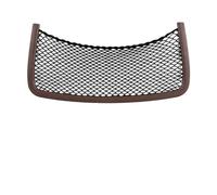 Szwaldaper Sac de Rangement en Filet Multifonction for siège de Voiture, for Mercedes Classe M, GL, GLS, GLE W166, W164, W251 Poche arrière de siège de Voiture(Braun)