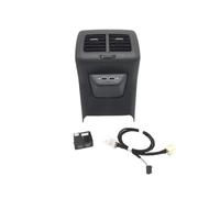 Szwaldaper Sortie d'aération arrière avec double chargeur intégré à l'accoudoir central, câble adaptateur de charge B, for Golf 7 Mk7 7.5 5gg864298b Évent de climatisation