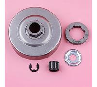Szwaldaper Tambour d'embrayage 3/8, jante de pignon à 7 dents, for STIHL, MS361 044 046 MS440 MS460, roulement aiguilles, rondelle Clip, tronçonneuse 1128 007 1000 Kit d'embrayage