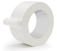 szwilnis Ruban adhésif blanc très résistant et imperméable, 5,1 cm x 30,1 m, solide, durable, facile à déchirer à la main, sans laisser de résidus, pour les réparations à la maison, bord fixe de