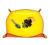 SZWLJ Lot de 1 Toiles Non-tissées pour Plantes, Orange, 100 x 100 cm, matériau PE avec Crochets en cuivre, idéal pour la Terre d'orchidées, la Terre de Culture et Les Plantes d'intérieur