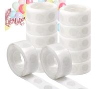SZXMDKH Lot de 1200 pastilles adhésives double face pour ballons - 10 mm