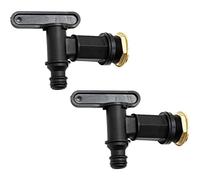 SZXMDKH Lot de 2 raccords de rechange en plastique pour robinet de citerne d'eau de pluie - Filetage ¾ BSP