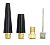 SZXMDKH Lot de 4 aiguilles de pompe à ballon - Kit de gonflage d'aiguille - Adaptateur de buse d'aiguille - Kit d'adaptateur de valve de pompe à ballon - Kit de gonflage de pneu de vélo