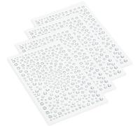 SZXMDKH Strass Autocollant Diamant, 1300 Pièces Transparent Cristal Auto-adhésif Acry Gemmes pour Visage Maquillage Décoration Ongles Bijoux DIY Scrapbooking
