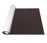 SZYCKJGS Simili Cuir Autocollant 60x150cm, Patch Cuir Auto-AdhéSif RéNovation Marron foncé, Cuir Autocollant pour RéParation Canapé pour CanapéS, SièGes De Voiture, SièGe,Bricolage Artisanat