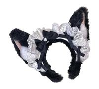 SZYDD Lolita Fox Animal Oreille Bandeau Femme Bandeau Oreille Bow Bandeau Vêtements Bandeau Femme Thème Fête Sous-Culture Headwear Peluche