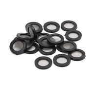 SZYDD Lot de 20 joints toriques plats en caoutchouc pour pommeau de douche - Joint en acier inoxydable pour œillet de robinet