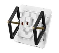 SZYDD Lot de 4 tiges de support de réparation de cassettes 86 mm à fixation murale pour électricien