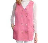 SZYDM Gilet de Protection Contre Les rayonnements électromagnétiques, Tablier en Tissu Faraday, vêtements de maternité Anti-rayonnements à Double Couche,Rose,XXL