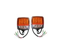 SZYHCASH Feu LED for Chariot élévateur 12V 24V, Clignotant de Tracteur, indicateur de Direction de Moto, Ambre Blanc, Lampe de Position de remorque de Camion, 2 pièces