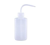 SZYM Bouteille de sécurité en plastique, bouche étroite, tube long, bouteille de lavage goutte à goutte, tatouage, nettoyage des cils, bouteille de lavage, bouteille de lavage de laboratoire, 250ML