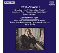 Szymanowski Karol – Symphonies n° 3 et 4 – Import