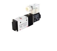 SZZAVCOIW 3V110-M5 3V110-06 3V210-08 3V120-06 3V320-10 3V420-15 Électrovanne pneumatique à Trois Voies 1/8" avec Fil DC12V DC24 AC110 AC220V(3V310-10)