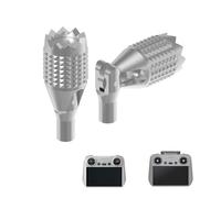 SZZCNOX Joysticks pliables pour DJI RC/RC 2, contrôleur d'écran, joystick rétractable, accessoires de drones de rechange (titane argenté)