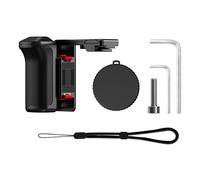 SZZCNOX Kit de poignée pour photographie de rue pour DJI Osmo Action 5 Pro/4/3, support d'extension avec bouton d'obturation/griffe/capuchon d'objectif/dragonne (kit de poignée avec adaptateur à
