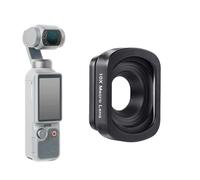 SZZCNOX Kit d'objectif macro magnétique variable 1/4 noir et filtre VND2-32, compatible avec les accessoires DJI Osmo Pocket 4/3, verre optique HD multicouche (objectif macro)
