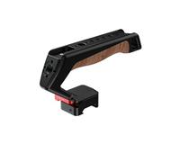 SZZCNOX NATO Poignée supérieure à dégagement rapide pour cage d'appareil photo reflex numérique, support de griffe intégré et trous filetés de 1/4"-20" et 3/8" - 16, design ergonomique, avec plusieurs