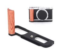 SZZCNOX Poignée en L pour Panasonic LUMIX L10, plaque de dégagement rapide intégrée pour trépied Arca Swiss en métal Noir