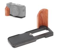 SZZCNOX Poignée en métal pour Canon PowerShot V1, plaque de base en L, plaque de dégagement rapide intégrée pour Arca, support de poignée en forme de L pour appareils photo numériques Canon PowerShot