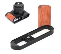 SZZCNOX Q2 Support en L en métal pour appareil photo numérique Leica Q2, plaque à dégagement rapide en forme de L, sans blocage des interfaces jack et compartiment pour carte mémoire (palissandre)