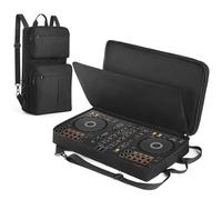 SZZCNOX Sac de rangement pour manette DJ compatible avec Pioneer DDJ-200/DDJ-FLX4/DDJ-400/DDJ-SB3/Roland DJ-202, sac à dos de voyage avec plusieurs poches pour contrôleur DJ et accessoires