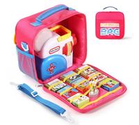 SZZCNOX Sac de transport avec poignée pour Little Tikes Story Dream Machine Livres Starter Set Sac de rangement Accessoires pour Little Tikes Storybook Audio Play Collection Bag, rose, 8.6x8.2x5.5in,
