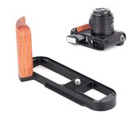 SZZCNOX Support en forme de L en bois massif pour appareil photo numérique Leica Q2, plaque de base à dégagement rapide intégrée pour Arca, ne bloque pas la batterie et le compartiment de la carte