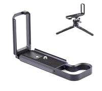 SZZCNOX Support en forme de L pour appareil photo Hasselblad X 2D/X 2D II, plaque à dégagement rapide pour trépied Arca, poignée rétractable en métal avec trou fileté de 6,35 mm