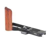 SZZCNOX Support en L en métal pour Ricoh GRIV, plaque de dégagement rapide intégrée pour Arca Swiss, poignée en forme de L pour appareil photo Ricoh GRIV GR4, design d'ouverture du compartiment de