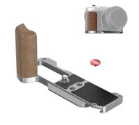 SZZCNOX X-M5 Poignée en forme de L pour FUJIFILM X-M5, plaque de dégagement rapide intégrée pour Arca, poignée en bois en alliage d'aluminium avec bouton d'obturation pour accessoires d'appareil photo