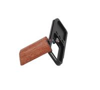 SZZCNOX X-M5 Support en L en bois pour Fuji XM5, plaque en forme de L à dégagement rapide pour Fujifilm X-M5, base en aluminium poirier poignée latérale accessoires (noir)