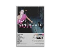 Szzmyo Amy Winehouse, poster d'album de Frank - Impression sur toile moderne et esthétique - Décoration pour chambre à coucher, salon - 50 x 75 cm - Style sans cadre