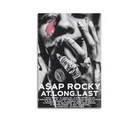 Szzmyo ASAP Rocky at Long. Last. Poster d'album ASAP - Impression sur toile moderne et esthétique - Pour chambre à coucher, salon - 60 x 90 cm - Style sans cadre