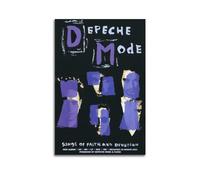 Szzmyo Depeche Mode Songs of Faith and Devotion Poster sur toile moderne et esthétique Décoration de chambre à coucher ou salon 30 x 45 cm Sans cadre