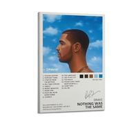 szzmyo Drake Poster d'album « Nothing Was The Same » - Peinture décorative moderne et esthétique sur toile - Pour chambre à coucher, salon - 20 x 30 cm - Style cadre