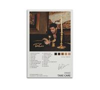 Szzmyo Drake Poster d'album Take Care - Peinture décorative moderne et esthétique sur toile - Pour chambre à coucher, salon - 30 x 45 cm - Style sans cadre