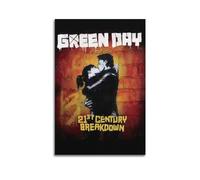 Szzmyo Green Day 21st Century Breakdown Poster moderne sur toile esthétique sans cadre pour chambre à coucher, salon, salle de bain, salle de classe, bureau 30 x 45 cm